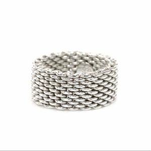 GREAT CONDITION ! Tiffany & Co Mesh Ring